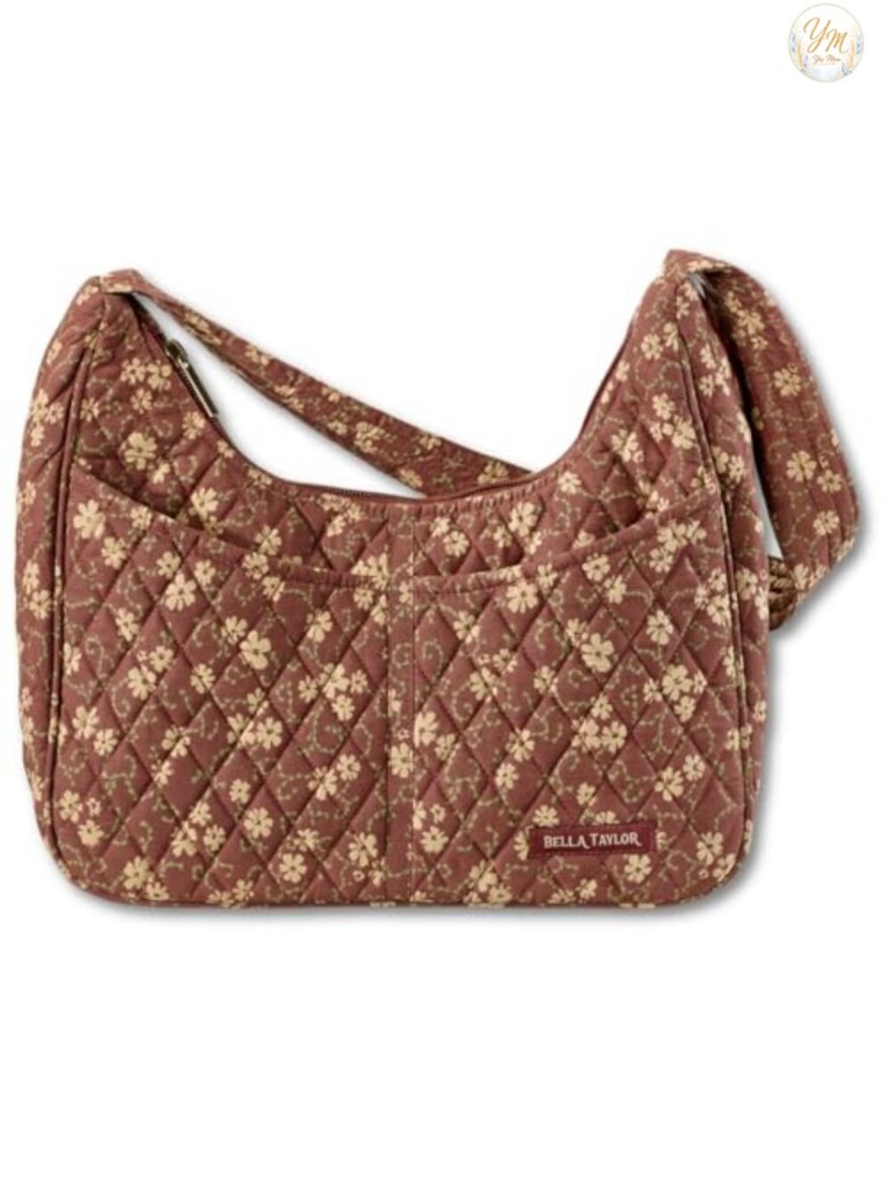 Quilted Hobo Shoulder Bag, Lightweight Structured, Everyday Essentials